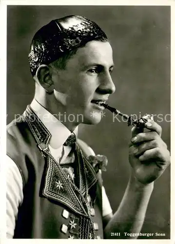 AK / Ansichtskarte Toggenburg_SG Toggenburger Senn 