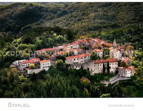 AK / Ansichtskarte Slowenien_Slovenia Stanjel Castle Fliegeraufnahme 