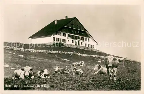 AK / Ansichtskarte Chasseral_BE Hotel du Chasseral Chasseral BE