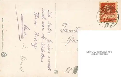 AK / Ansichtskarte Brienz_Brienzersee Hasliberge Brienz Brienzersee