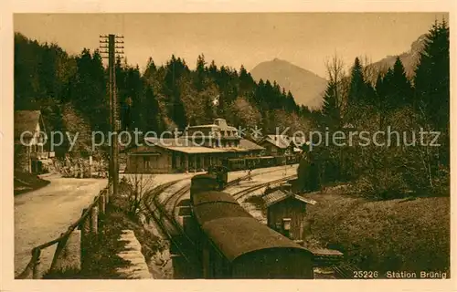AK / Ansichtskarte Meiringen_BE Station Bruenig Meiringen BE