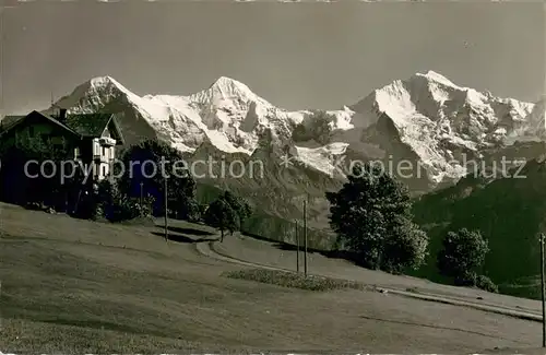 AK / Ansichtskarte Beatenberg_BE Amisbuehl Eiger Moench Jungfrau 