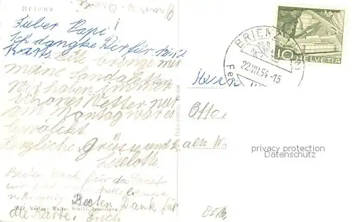 AK / Ansichtskarte Brienz_Brienzersee Panorama Brienz Brienzersee