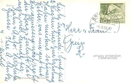 AK / Ansichtskarte Brienz_Brienzersee Panorama Brienz Brienzersee