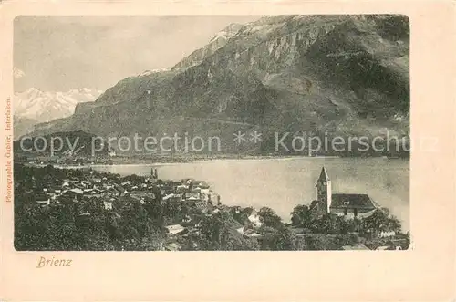 AK / Ansichtskarte Brienz_Brienzersee Panorama Brienz Brienzersee