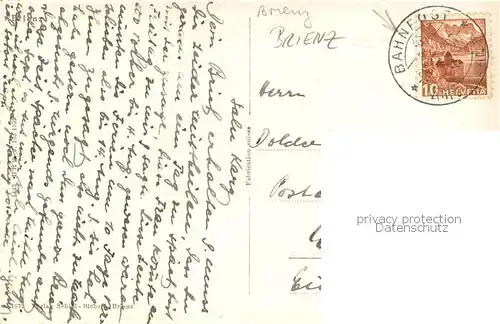 AK / Ansichtskarte Brienz_Brienzersee Panorama Brienz Brienzersee