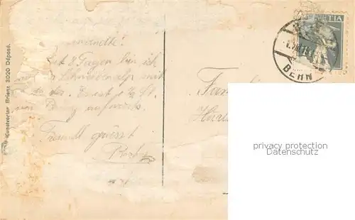 AK / Ansichtskarte Brienz_Brienzersee mit Hasliberge Brienz Brienzersee