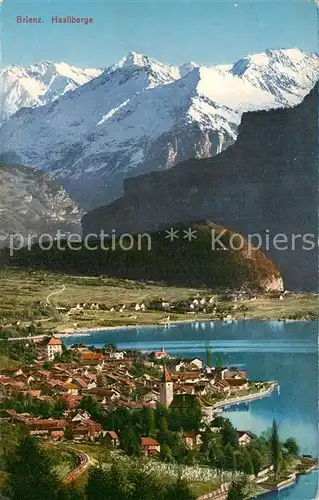 AK / Ansichtskarte Brienz_Brienzersee mit Hasliberge Brienz Brienzersee