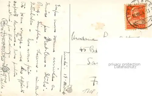 AK / Ansichtskarte Brienz_Brienzersee mit Hasliberge Brienz Brienzersee