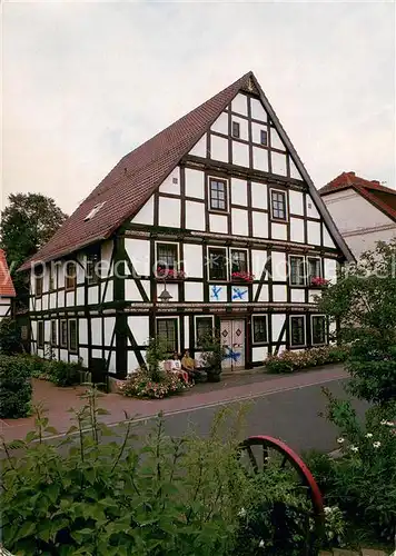 AK / Ansichtskarte Oedelsheim Pension Ingeborg Herwig Fachwerkhaus Oedelsheim