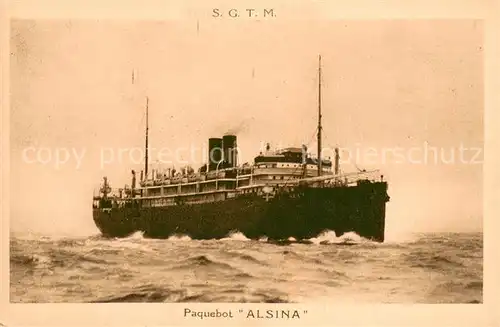 AK / Ansichtskarte Dampfer_Oceanliner ALSINA  