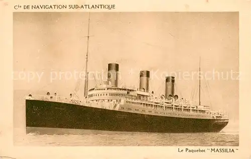 AK / Ansichtskarte Dampfer_Oceanliner MASSILIA  