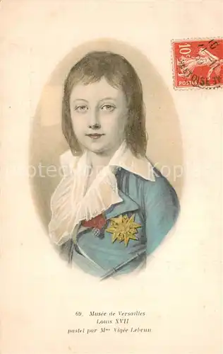 AK / Ansichtskarte Adel_Frankreich Louis XVII Adel Frankreich