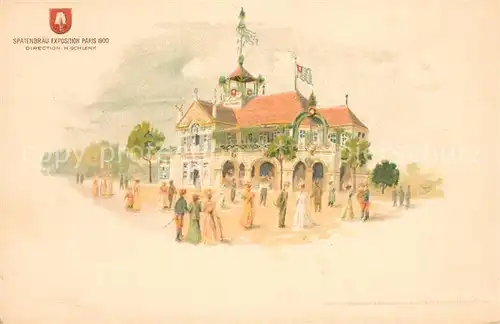 AK / Ansichtskarte Exposition_Universelle_Paris_1900 Direktion M.Schlenk 