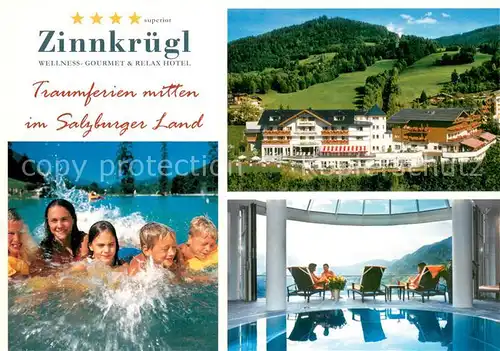 AK / Ansichtskarte St_Johann_Pongau Hotel Zinnkruegl Wellness Hallenbad St_Johann_Pongau