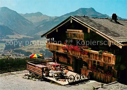 AK / Ansichtskarte St_Jakob_Haus Jausenstation Gerstberg Sonnenterrasse Alpen St_Jakob_Haus