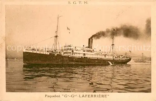 AK / Ansichtskarte Dampfer_Oceanliner S.G.T.M. LAFERRIERE 