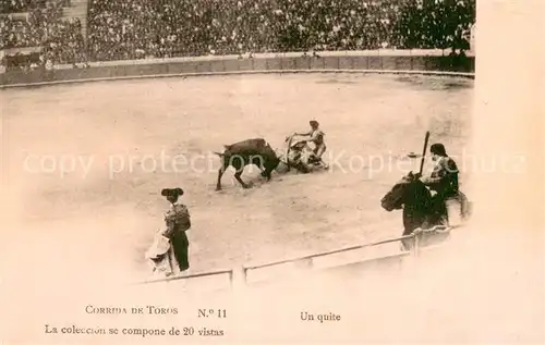 AK / Ansichtskarte Stierkampf_Corrida_de_Torros Corrida DE Toros 