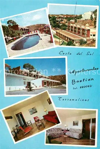 AK / Ansichtskarte Torremolinos_ES Apartamentos Bastion Piscina 