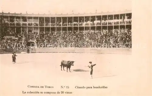 AK / Ansichtskarte Stierkampf_Corrida_de_Torros Corrida de Toros Nr.13 