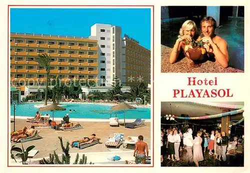 AK / Ansichtskarte Roquetas_de_Mar_ES Hotel Playasol Swimming Pool Tanzcafe 