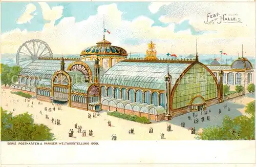 AK / Ansichtskarte Exposition_Universelle_Paris_1900 Fest Halle 