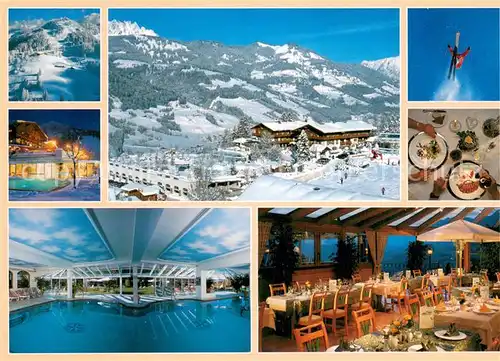 AK / Ansichtskarte St_Johann_Pongau Hotel Oberforsthof Hallenbad Restaurant Wintersportplatz St_Johann_Pongau