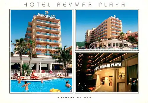 AK / Ansichtskarte Malgrat_de_Mar_ES Hotel Reymar Playa Swimming Pool 