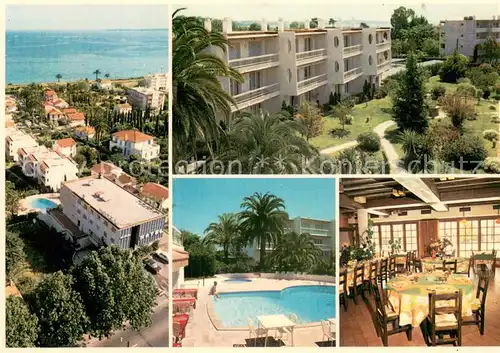 AK / Ansichtskarte Golfe Juan_06 Hotel Restaurant Les Jasmins Jardin Piscine 