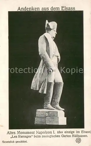 AK / Ansichtskarte Skulpturen Napoleon I 
