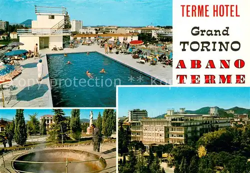 AK / Ansichtskarte Abano_Terme Hotel Terme Grand Torino Swimming Pool Abano Terme