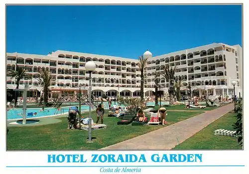 AK / Ansichtskarte Roquetas_de_Mar_ES Hotel Zoraida Garden Swimming Pool 