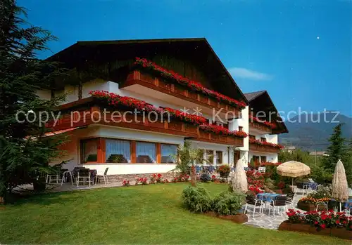 AK / Ansichtskarte Nals_Bozen Hotel Pension Kreidhof Gartenterrasse Nals_Bozen