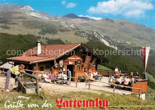 AK / Ansichtskarte Lanersbach Jausenstation Lattenalm Almhuette Wandergebiet Alpen Lanersbach