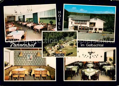 AK / Ansichtskarte Dies Hotel Restaurant Tannenhof im Gelbachtal Dies
