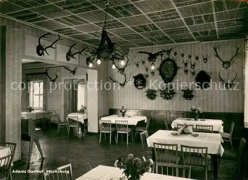 AK / Ansichtskarte Moritzburg_Sachsen Adams Gasthof Gaststube Moritzburg Sachsen