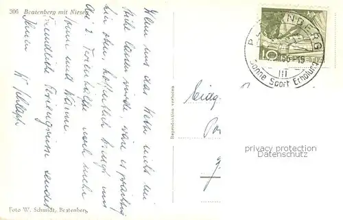 AK / Ansichtskarte Beatenberg_BE mit Niesen 