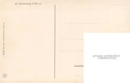 AK / Ansichtskarte Beatenberg_BE mit Eiger Moench Jungfrau 