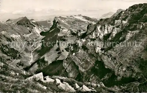 AK / Ansichtskarte Beatenberg_Thunersee_BE Justistal Krinde sieben Hengste 