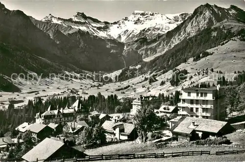 AK / Ansichtskarte Adelboden Hotels National Palace Bellevue Adelboden