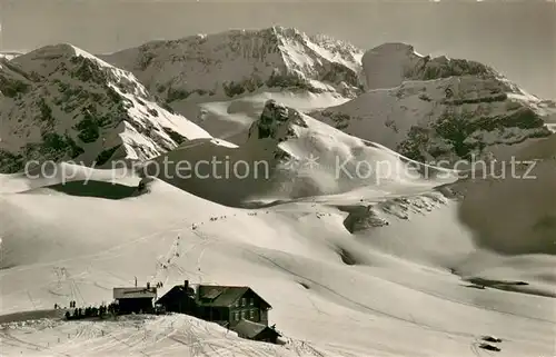 AK / Ansichtskarte Adelboden Berghotel Hahnenmoos Pass Wildstrubel Adelboden