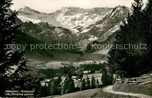 AK / Ansichtskarte Adelboden Wildstrubel vom Hoernliweg gesehen Adelboden