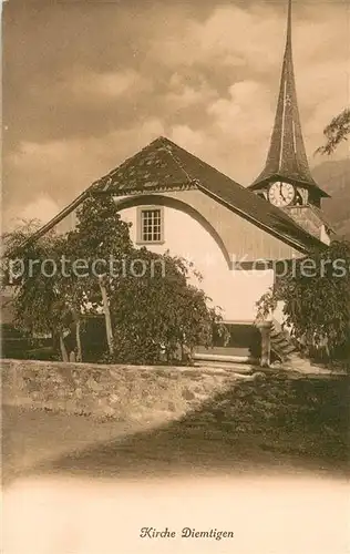 AK / Ansichtskarte Diemtigen_BE Kirche 