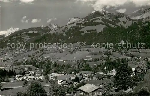 AK / Ansichtskarte Oey Panorama mit Stockhornkette Oey