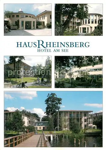 AK / Ansichtskarte Rheinsberg Haus Rheinsberg Hotel am See Teilansichten Rheinsberg