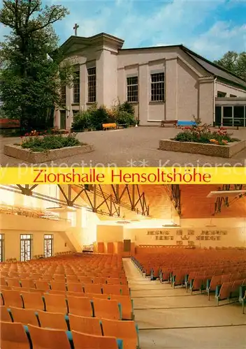 AK / Ansichtskarte Gunzenhausen_Altmuehlsee Zionshalle Hensoltshoehe Gunzenhausen Altmuehlsee