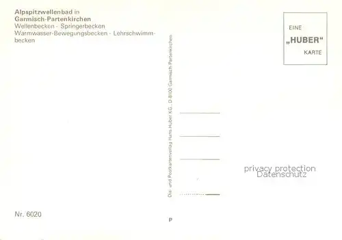 AK / Ansichtskarte Partenkirchen Alpspitz Wellenbad Teilansichten Partenkirchen