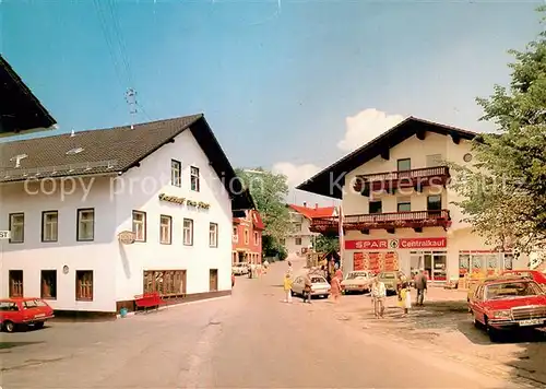 AK / Ansichtskarte Thurmansbang Teilansicht m. Spar Einkaufsladen Thurmansbang