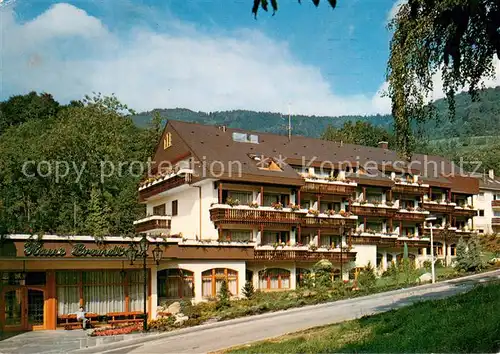 AK / Ansichtskarte Sasbachwalden Kurklinik Dr. Wagner Aussenansicht Sasbachwalden