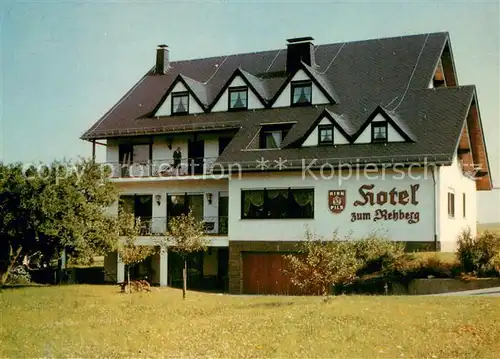 AK / Ansichtskarte Kastellaun_Hunsrueck Hotel Zum Rehberg Aussenansicht Kastellaun_Hunsrueck
